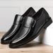 Suitable For All Seasons Men' Genuine Leather Buine Formal Summer Hollow Breathable Caual Soft Sole Non-Slip Large Size Middle-Aged Dad_vogvips.com