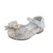 Girls Princess Square Mouth Rhinestone Bow Single Shoe Shoes Show Dance Shoes_vogvips.com