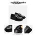 Old Money Style Elegant One Le Fu Thick Sole Height Increasing Spring And Summer New Single Shoe Commuting Set Foot_vogvips.com
