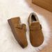Fleece-Lined Full-Coverage Retro For Women Winter 2024 New Slip-On Cotton Furry Shoes Thickened Warm Snow_vogvips.com