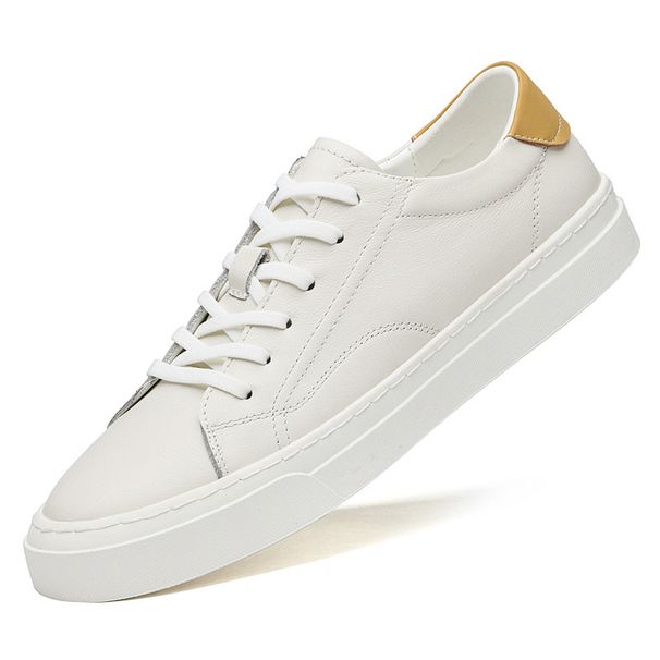 Men's Shoes Men's Running Sports Casual Board Shoes Little White Shoes Top Layer Men's Shoes_vogvips.com