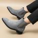 European Warm Series 2025 Martin Fashion High-top Versatile Casual Men's Korean Style Slip-on Large Size Leather Boots Shoes_vogvips.com