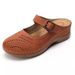Wear Ummer New 2025 Hollow Toe Half Lipper For Caual And Non Lip Oft Oled Women' Hoe With A Flat Bottom_vogvips.com
