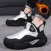 Men's Winter Snow Boots With Fleece Linin, Waterproof & Slip-Resistant High-Top Shoes For Extreme Cold Weather Leather And Fur Non Slip High Top_vogvips.com