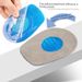 SEBS Fabric Sports Heel Cushion - Breathable, Shock-Absorbing & Non-Slip Insoles For Men & Women (Blue, S/L Sizes)_vogvips.com