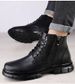 Martin Boots Men's Retro Locomotive High-top Tooling Boots Men_vogvips.com