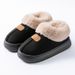 2025 Fleece-lined Cotton Shoes, Snow Warm Slippers For Outdoor Wear In Winter_vogvips.com