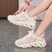 Summer Women's Breathable Hollow Flyknit Mesh Shoes, Women's Korean Style Versatile Thick-Soled Sports Shoes, Casual Run_vogvips.com