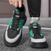 European Warm Series Patchwork Martin Autumn Winter New Thick Sole Height Increasing Lace-up Outdoor Sports Leather Men's Boots_vogvips.com