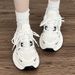 Women's Dad Sneakers 2025 Summer Autumn New Style Mesh Breathable White Height Increasing Casual Sports Shoes For Petite_vogvips.com