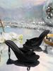 Plus-size Slim Heels Temperament Square Head Bow High Heels Sandals_vogvips.com