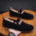 Men's Casual Slip-On Shoes Versatile Lazy Driving Cross-Border Style Toe Shoes_vogvips.com