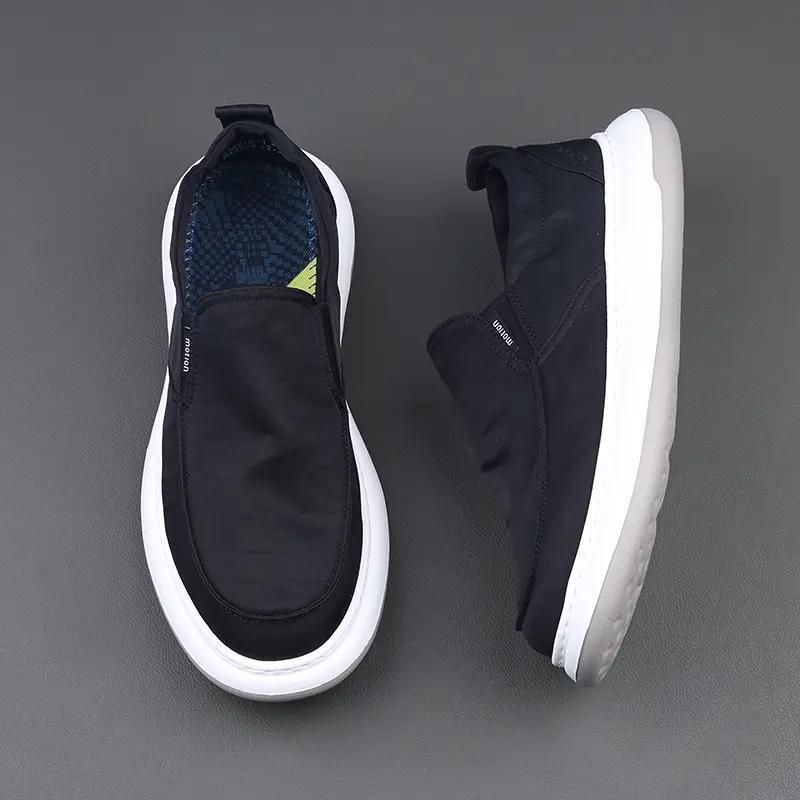 Spring 2025-1 New Thick-soled, Ultra-light, Comfortable And Casual Men's Cloth Shoes_vogvips.com
