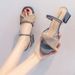 MTX 2025 New Summer Chunky Mid Fairy Style Matching Dress Two-Way Elegant Fresh High Heel Sandals For Women_vogvips.com