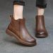 Vintage Martin Boots Women, Short Boots, 2025 Autumn And Winter New Korean Style, Low Heel, Versatile Shoes,_vogvips.com
