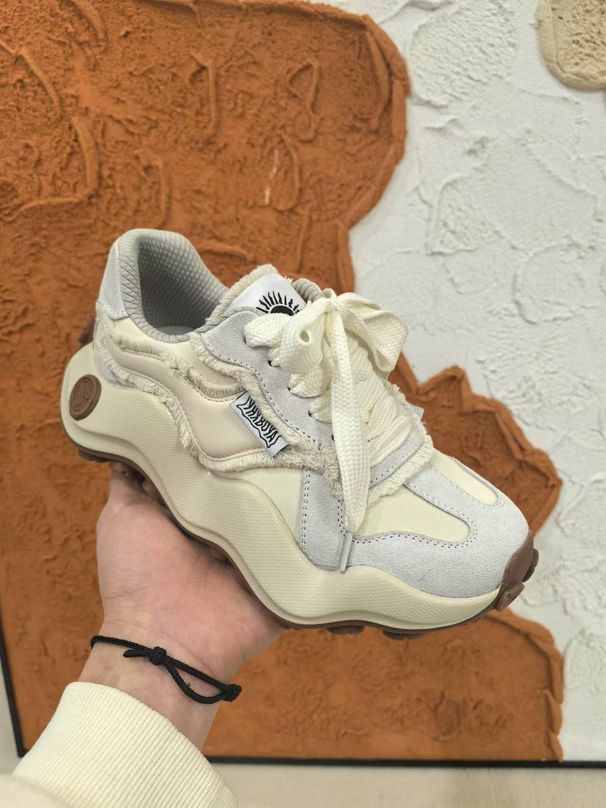 Top Edition~Wu Jianhao Co Branded Wave German Training Women Couple Casual Sports Thick Bottom Dad Shoes For Men_vogvips.com