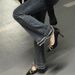 Nude High-heeled Women, 2026 Spring And Autumn New Design, Unique Style With Metal Chain, French Pointed Toe Stiletto_vogvips.com