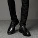 Large Size Men's Shoes Foot Cover Thick Sole Heightening Casual Shoes Lazy Shoes Leather Shoes Soft Sole Leather Shoes Men_vogvips.com