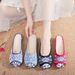 Slippers, Round Toe Embroidered Cloth Shoes, Cow Tendon Sole, Flat Soft Bottom, Canvas Slippers, Women's Ethnic Style,_vogvips.com