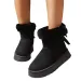Hot Free Delivery Designer Woman Mid Length Cotton Warm Boots Anti Slip Thick Sole Slimming And Fashionable_vogvips.com