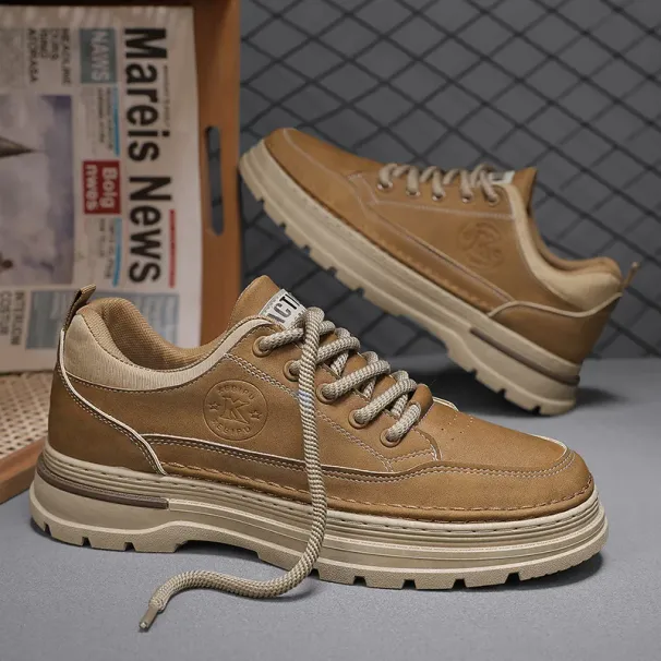 Luxury Men's Casual Sneaker Fashion Platform Walking Shoes For Men Outdoor Non-Slip Working Shoes Brand Designer Tenis Men Shoes_vogvips.com