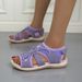 Women's For Trade 2022 New European And American Large Size Velcro Matte Flat Casual Cross-Border Sandals_vogvips.com