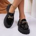 Cross-border Plus-size British-style Women's Leather Shoes, 2025 Autumn New Japanese JK Thick-soled Slip-on French_vogvips.com