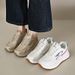 Forrest Gump Shoes Female Student Platform Dad Shoes Heightening Sports And Leisure Shoes_vogvips.com