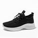 Flying Woven Women's Shoes Student Sports Running Casual Shoes Breathable Height-increasing Shoes_vogvips.com