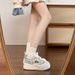 2024 Style Small Thick-Soled Canvas Shoes For Women, Autumn New Round-Toe Cute Casual Versatile Sneakers_vogvips.com