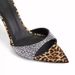 Leopard Print Sexy Rhinestone Ultra-high Heel Sandals For Women, European And American 2026 Summer New Style Pointed Toe_vogvips.com