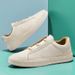 Men’s Minimalist Canvas Loafers Flat Heel Breathable Mesh Lined Slip-On Shoes For Spring Summer Autumn Non-Slip Wear-Resistant Low-Top Design_vogvips.com