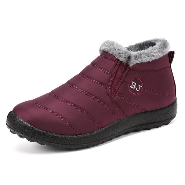 Women's Shoes Cotton Shoes Winter New Foreign Trade Couple Snow Boots Plus Velvet Thickened Cotton Boots Polyurethane Warm Casual Walking Shoes_vogvips.com