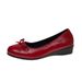 2025 Summer New Bowknot Matching Skirt Shallow Mouth Flat Shoes Korean Version French Low Heel Export Style Moccasins_vogvips.com