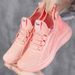 Spring New Flyknit Breathable One Step Casual With Soft Bottom Comfortable And Fashionable Women's Sports Single Shoes_vogvips.com