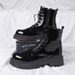European Warm Series Men's Martin High Top British Style Motorcycle Long Workwear Boots Summer Height Increasing Thick Sole Mid-Top Leather_vogvips.com