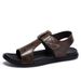 EVA's New Cross-border Men's Sandals Are Dual-purpose Summer, Suitable For Driving, Slip-on Leather Shoes, Trendy And_vogvips.com