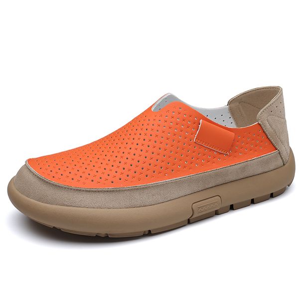 Fashion Leather Mens Casual 2026 Summer Male Loafers Handmade Moccasins Breathable Slip On Flats Driving Lazy Shoes_vogvips.com