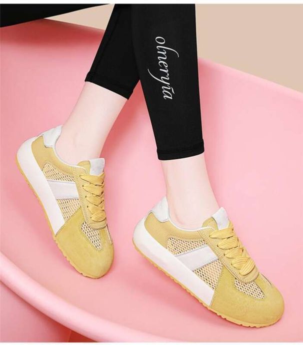 Spring New Purple Double Lace Fashion Versatile Thick Bottom Casual Women's Board Shoes_vogvips.com