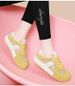 Spring New Purple Double Lace Fashion Versatile Thick Bottom Casual Women's Board Shoes_vogvips.com