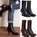Large Size 34-43 Women’s Shoes Boots Wine Glass Heel Pointed Toe Ankle Boots _vogvips.com