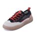 Korean-style Retro Sneakers For Women, 2026 Summer New Model, Versatile Soft-soled Lightweight Breathable Mesh White_vogvips.com
