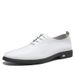 Men's Soft-soled White Formal Leather Shoes, Wind Work Men's Shoes_vogvips.com