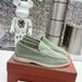 () Spring And Autumn Single Men's Casual Large Flat Bottom One Step Bean Genuine Leather Le Fu Shoes_vogvips.com