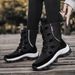 Winter New Snow Boots For Women With Thick Fleece, Warm And Wear-resistant Cotton Shoes, Waterproof Thick Sole For Women_vogvips.com