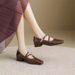 French Marie-Jean Shoes - 2026 Spring/Summer New Style Fashion Low-Heeled Single Shoes_vogvips.com