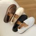 New Summer Cloud Round Head Bag Foot A Slip On Soft Waxy Loafers_vogvips.com