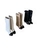 Women's Chunky Heel Round Toe Knee High Riding Boots In Black, White & Beige - Classic Style Slip-On Boots For All Seasons Khaki Long Boots_vogvips.com
