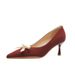 6102 Wine Wedding Fashion High Show Off Hefu Pointed Fine Heels New Red Chinese Women's Single Shoes_vogvips.com