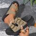 2025 New Fashion Women's Platform Thick Sole Slippers With Belt Buckle, One-Strap Beach Sandals For Women_vogvips.com